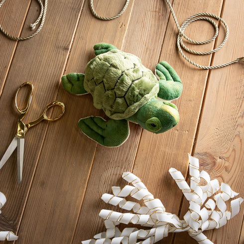 10 inches The Petting Zoo, Conservation Sea Turtle Stuffed Animal, Gifts for Kids, Baby Sea Turtle Plush Toy