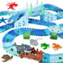 Coroiesty 264 PCS Shark Race Tracks for Kids Toys, Glow in The