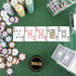 108X60 Inch Speed Cloth Poker Table Fabric - Section of Casino Card Game Table Felt Top Cover Accessories - Green