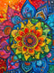 Rainbow Mandala Mirage by Cross & Glory: 1000 Piece Colorful Jigsaw Puzzle, Premium Quality (20x27 Inches)