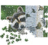 TDC Games World's Smallest Jigsaw Puzzle - Peekaboo Raccoon - Measures 4 x 6 inches
