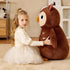 EARTHSOUND Giant Owl Stuffed Animal Plush Toy, Large Jumbo Cute Soft Fluffy Plushie, Gifts for Kids