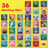 72 36 4 5 6 Hebayy PCS Memory Matching Game, Real Animal Matching Cards for Toddlers Pairs Memory Cards for Preschool