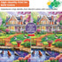 Nitktaia 300 Gifts,20.5*15In Piece Puzzles for Adults,Spring Jigsaw Puzzle for Kids Seniors,Puzzle with Letters on