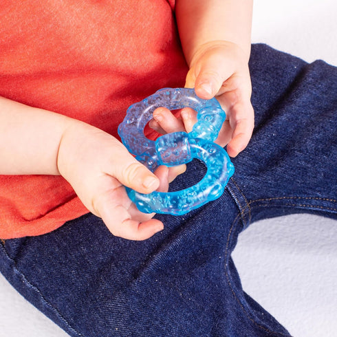 3 3-Pack Bright Starts Stay Cool Teethers, Water-Filled & Chillable, BPA Free Teething Toy, Ages Months+, Unisex