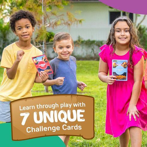 Indoor and Outdoor Scavenger Hunt for Kids Ages 4-8 - Active Games for Inside, Outside, and Camping