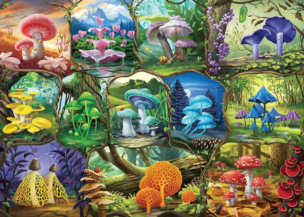 Ravensburger Beautiful Mushrooms 1000 Piece Jigsaw Puzzle for Adults - 17312 -