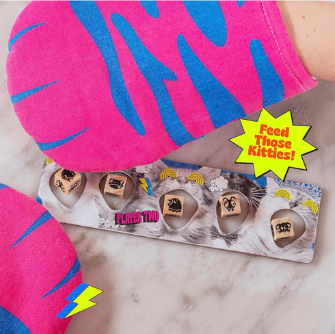 MCMILLER ENTERTAINMENT The Cat Mitt Game Hiss-terically Funny Family Board Game for Kids Teens & Adults | Pawsome Party