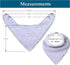 YMCF Baby Bandana Drool Bibs - 5 Pack 100% Cotton Absorbent Baby Bibs