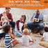7-Piece Set 3+ Wooden Musical Instruments for Toddlers Kids Music with Xylophone, Guitar & Percussion | Natural Wood