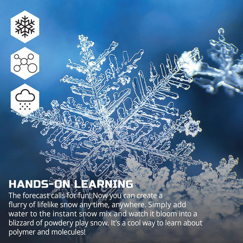 Discovery #Mindblown Build-A-Blizzard Snow Making Experiment Set, Fun Science Kit for Kids Ages 6+
