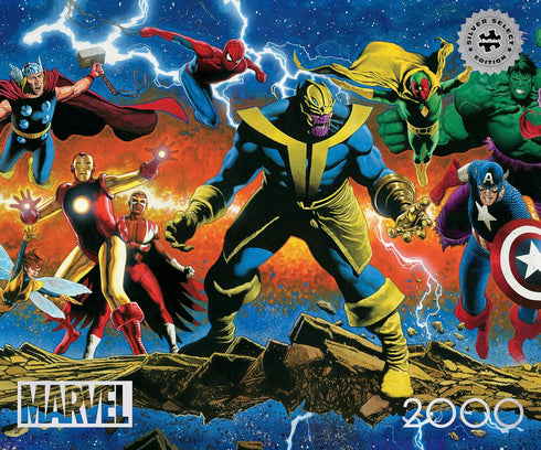 Buffalo Games - Silver Select - Marvel - Thanos Legacy #1-2000 Piece Jigsaw Puzzle for Adults Challenging Puzzle Perfect for Game Nights