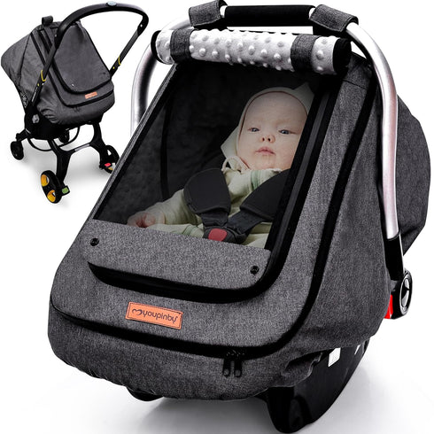 Youpinby Waterproof Baby Stoller Bunting Bags Winter Carseat Canopies Cover to Protect Baby