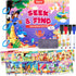 JoyCat Seek & Find Game Book, Educational Toys for Girls Ages 3-5,