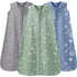 Baby Sleep Sack 12-18 Months 3 Pack 100% Cotton Lightweight 0.5 TOG