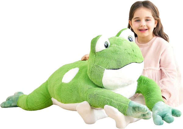 IKASA Giant Frog Stuffed Animal Plush Toy, 30" Large Frogs Cute Plushie