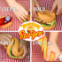 Stretcheez Hamburger Play Food for Kids, Stretchy Pretend Food & Toppings, Mix & Match Sets for Role Play