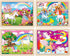 SYNARRY Large Unicorn Princess Fairy Wooden Puzzles Gift Box (12.2*9.4 in) - 24 Pcs for Kids Ages 4-6