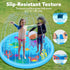 60" Summer SLOOSH Splash Pad Water Toys - Sprinkler Mat for Toddler Kids Baby Play Water Games Pool Fun, Outdoor Garden