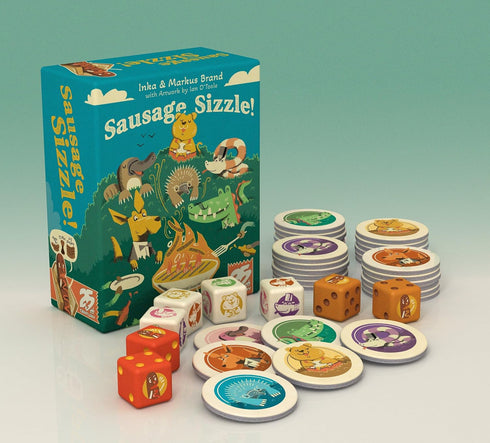 25th 2 5 8+ Century Games Sausage Sizzle - Party Game - for to Players and Ages