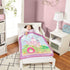 EVERYDAY KIDS Toddler Throw Blanket, 30" by 40", Princess Storyland, Super Soft and Comfortable