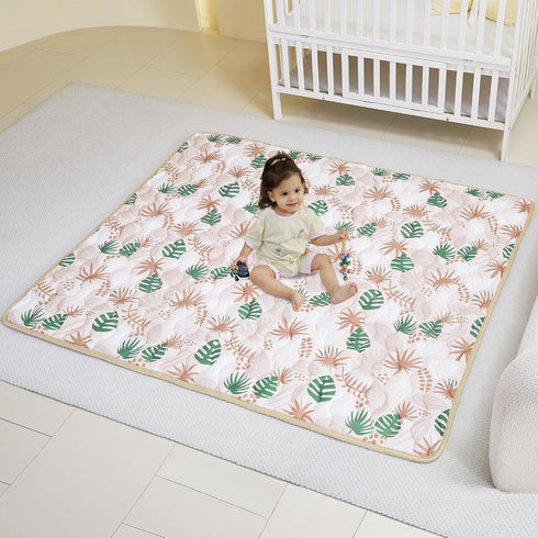 Viviland Baby Mats for Floor, 71x59 Inch Playpen Mat, Thicker & Large