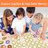 52 26 4 5 6 Hebayy PCS Donut Matching Game, Designs Dessert Cards Engaging Food Memory Game, Educational Learning Toys