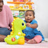 Bright Starts Go, Go, Dino Crawl & Count Activity Toy for Infants, Rolls, Lights Up, Plays Music, Ages 6 Months+