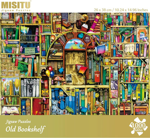 1000 10.24 14.96 Inches MISITU Jigsaw Puzzles Pieces for Adults Mini Puzzles Micro Pieces Challenging Difficult Puzzles