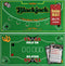 Gamie Double Sided Felt Casino Mat, 36 x 72 for Blackjack &