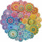 Colorful Flowers Puzzles - 1000 Piece Impossible Puzzle for Adults - Mandala Art Difficult Jigsaw