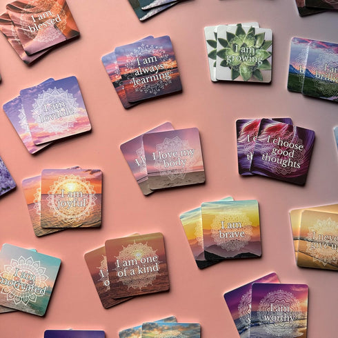 StayCalm Wellness Products Remember Who You are - Positive Affirmations Memory Matching Game | Therapy Game for School
