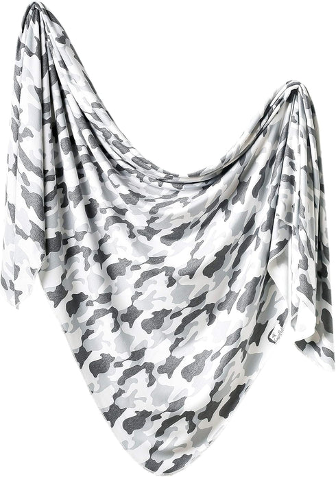 Copper Pearl Large Premium Knit Baby Swaddle Receiving Blanket Gunnar