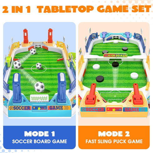 RIANEAN 3 4 5 6 7 8-12 Mini Soccer Board Game for Kids, Birthday Christmas Soccer Gifts for Year Old Boys, Football