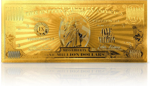 American Art Classics Gold Million Dollar Bill Commemorative