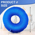 Zonon Inflatable Donut Car Seat Cushion, 2 Pieces 15 Inch Round Ring Pillows for Tailbone, Portable for Home Office Car