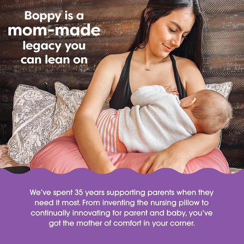 Boppy Cuddle Pregnancy Pillow - Compact Ergonomic Maternity Pillow, Versatile Support, Great Side Sleeper Pillow