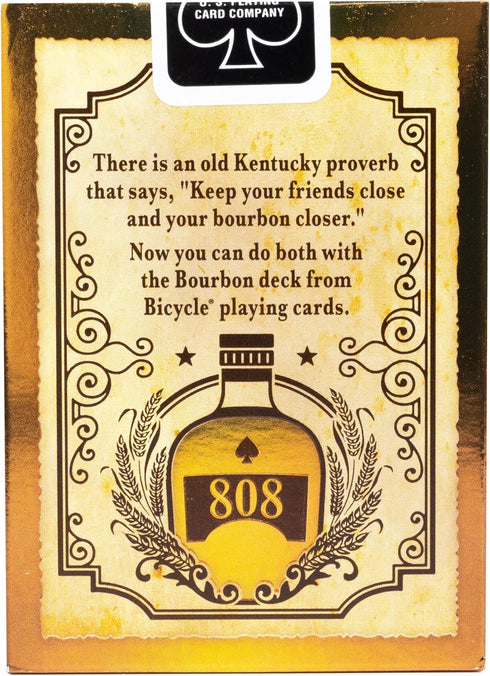 Bicycle Bourbon Playing Cards, Brown
