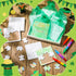 Fullhawl 24 Sets 24 24 Supplies(24, St. Patrick's Day Puzzles Color Your Own Puzzles DIY Jigsaw Crafts with Stackable