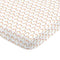 NoJo Super Soft Rainbow Nursery Crib Fitted Sheet - Yellow, Orange, Aqua, White