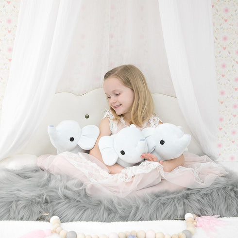 Bellzi Baby Elephant Plush Toy - Cute Stuffed Animal - Adorable Soft Elephant Toy Plushies and Gifts - Perfect Present
