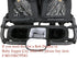 Booyah Double Stroller Organizer - Fits Clevr, Aosom & Best Choice Double Baby & Pet Strollers