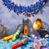 Sumind 30 9.4 Inch 80s 90s Pcs Inflatable Microphones Blow up Plastic Fake Microphone Props Toys for Karaoke Musical