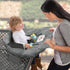 Summer 2-in-1 Full Coverage Cushy Shopping Cart Cover (Heather Gray) and High Chair Cover with Removable Seat