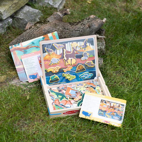 Melissa & Doug National Parks Wooden Picture Matching Magnetic Game - FSC Certified Educational Toy