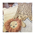 100% 23 36 Inches Crane Baby Lion Shaped Nursery Rug, Handmade Wool Safari Animal Rug for Baby Boy and Girl Nursery