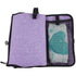 BODHI Baby Portable Water Resistant Diaper Changing Pad & Diaper Changing Kit Travel Bag Baby Station On The Go, Purple