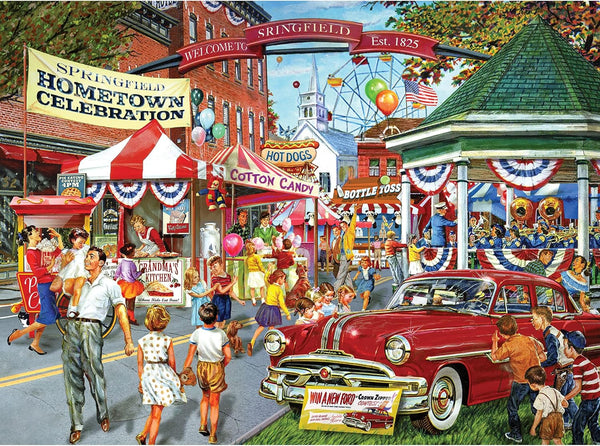 RoseArt - Back to The Past - Hometown Celebration - 1000 Piece