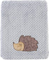 Hudson Baby Unisex Baby Plush Waffle Blanket, Hedgehog, One Size