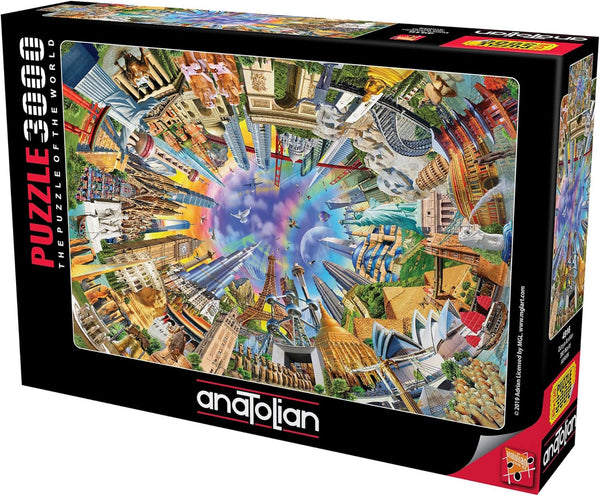 Anatolian Puzzle - 360 World, 3000 Piece Jigsaw Puzzle, 4916